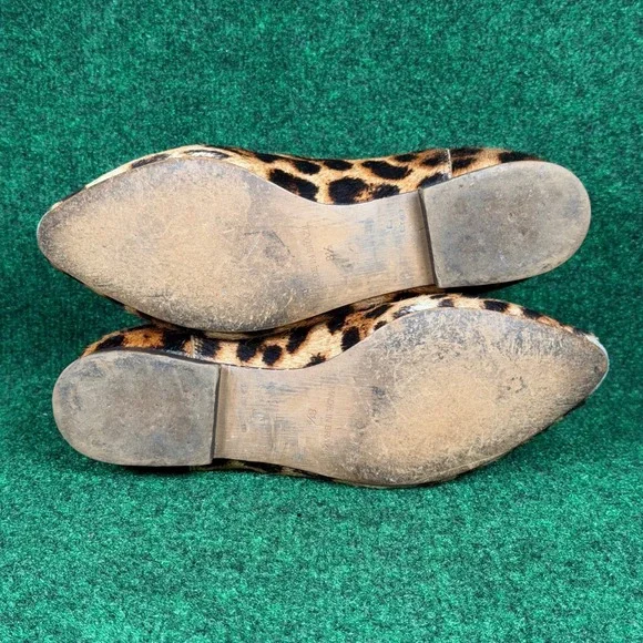 Madewell Leopard Calf Hair Chelsea Ankle Boot Pointed Toe Womens 8.5 E2241 - Picture 13 of 14